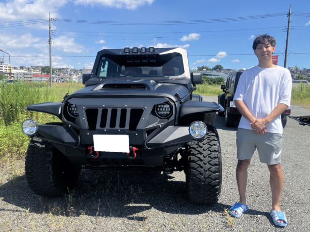 神奈川県のK様に ジープ LA BAD WRANGLER コンバーチブルをご納車させていただきました！